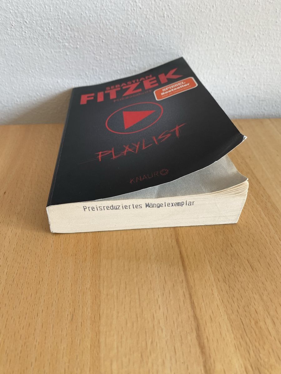Libri: Playlist / Psychothriller - Sebastian Fitzek – Usato da Schwarzenburg venduto da Michellu 4