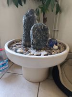 Zimmerbrunnen mit 2 Natursteinen