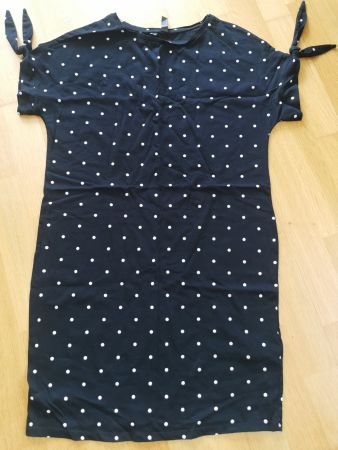 Schwarz weisses Longshirt, Gr. 36/38