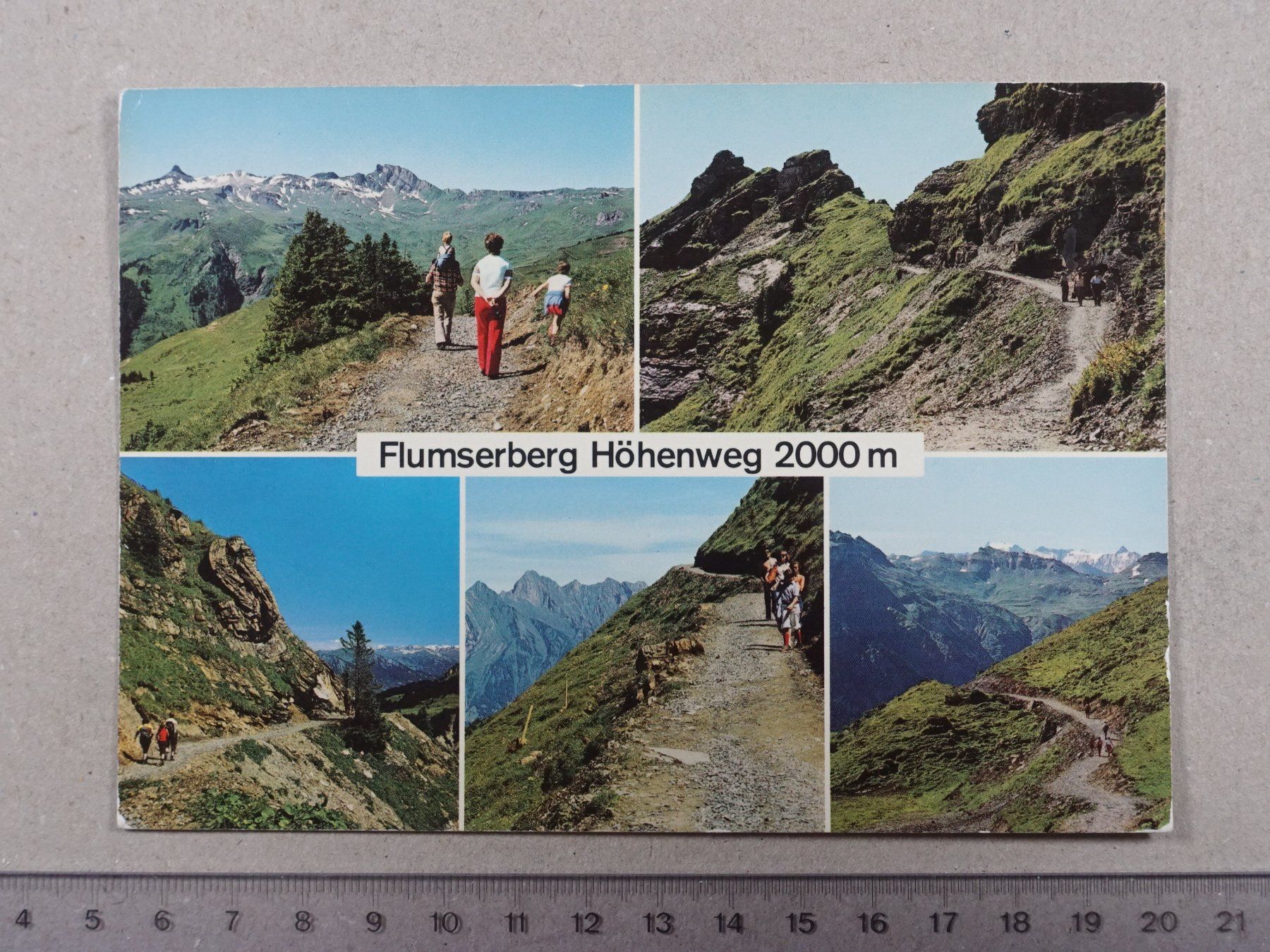 Ansichtskarten: Flumserberg Höhenweg, 1985 – Gebraucht aus Lenzburg von fh1