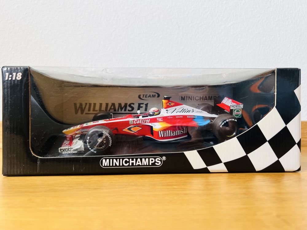 Miniature BMW Williams F1 FW21 Minichamps échelle 1/18