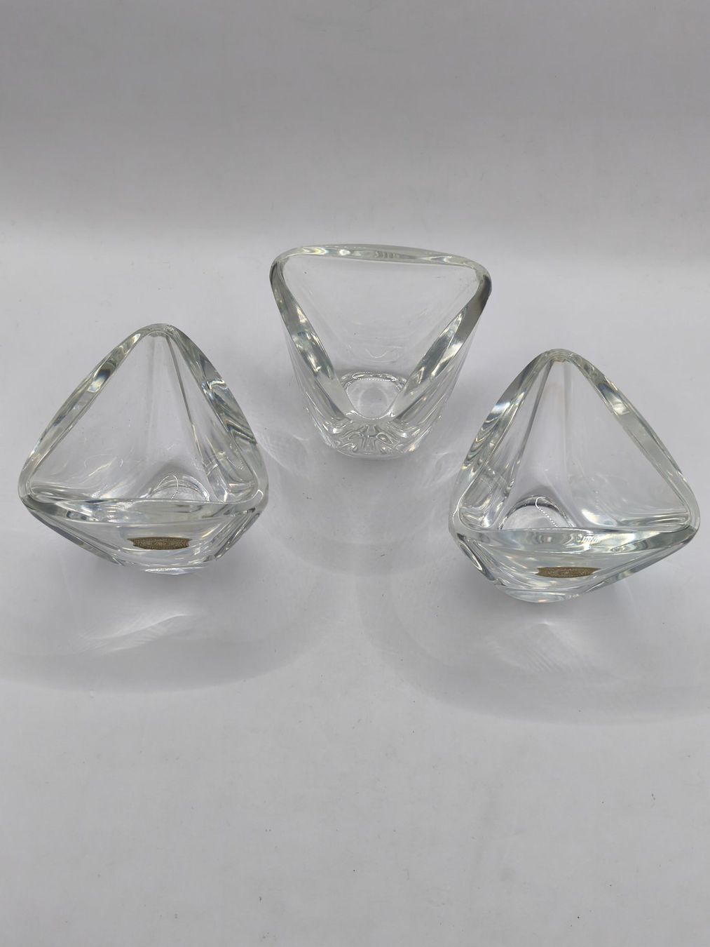 Gläser: 3 Vintage Kristall-Schalen "Val Saint Lambert" – Neu (gemäss Beschreibung) aus Wettingen von DaHa90 1