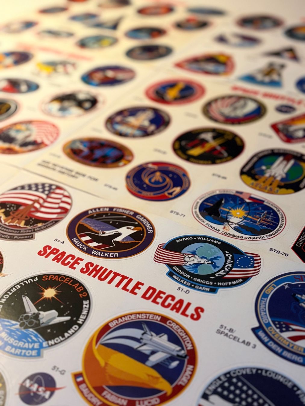 Sticker: VINTAGE, NASA, SPACE SHUTTLE, AUFKLEBER, SAMMLUNG, ORIGINAL – Usato da Dachsen venduto da Sven_Jasper 4