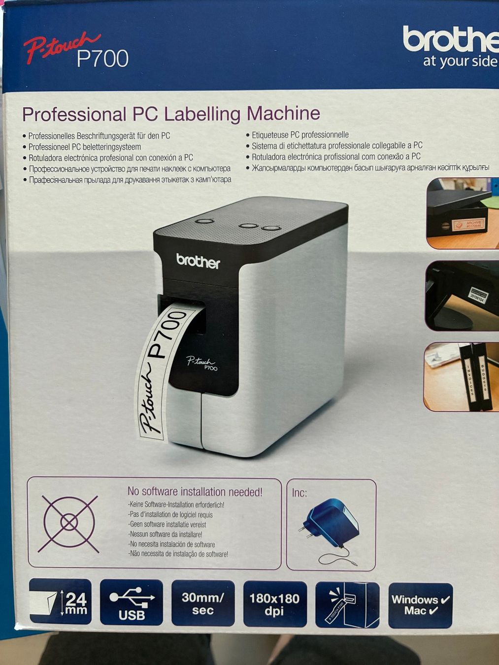 Brother Imprimantes: P-touch P700 brother Professional PC Labeling Machine – Neuf (Voir description) à Reinach AG par jetztjetzt