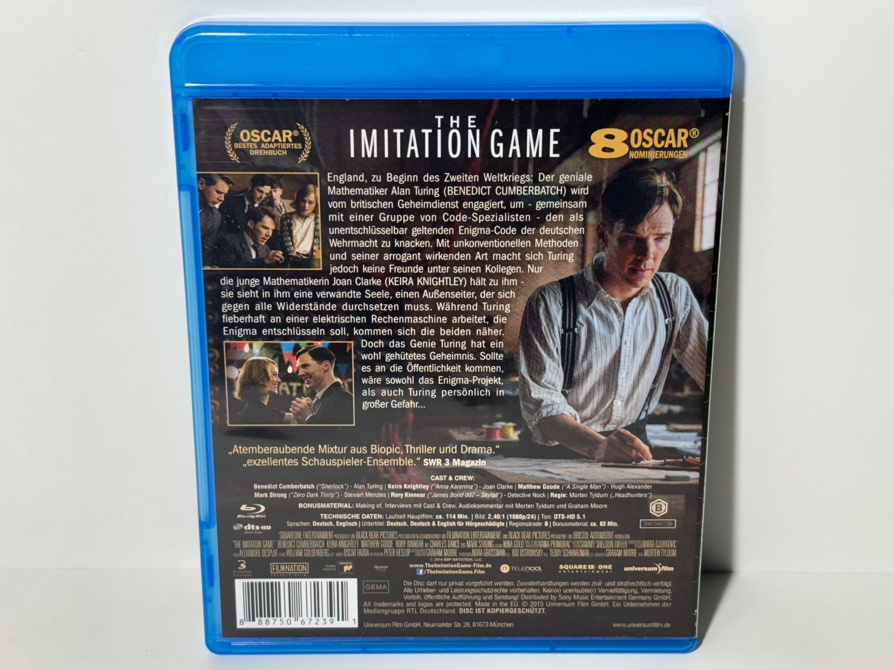 Tutti i DVDs: The Imitation Game Blu Ray – Usato da Wilderswil venduto da Sstriker 1