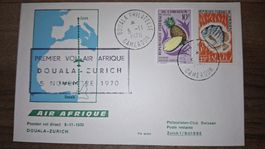 Air Afrique Douala - Zürich 05.11.1970