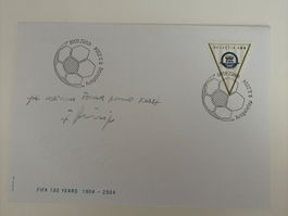 FIFA 100 Jahre Briefumschlag 100 Jahre 1904-2004 9.3.2004