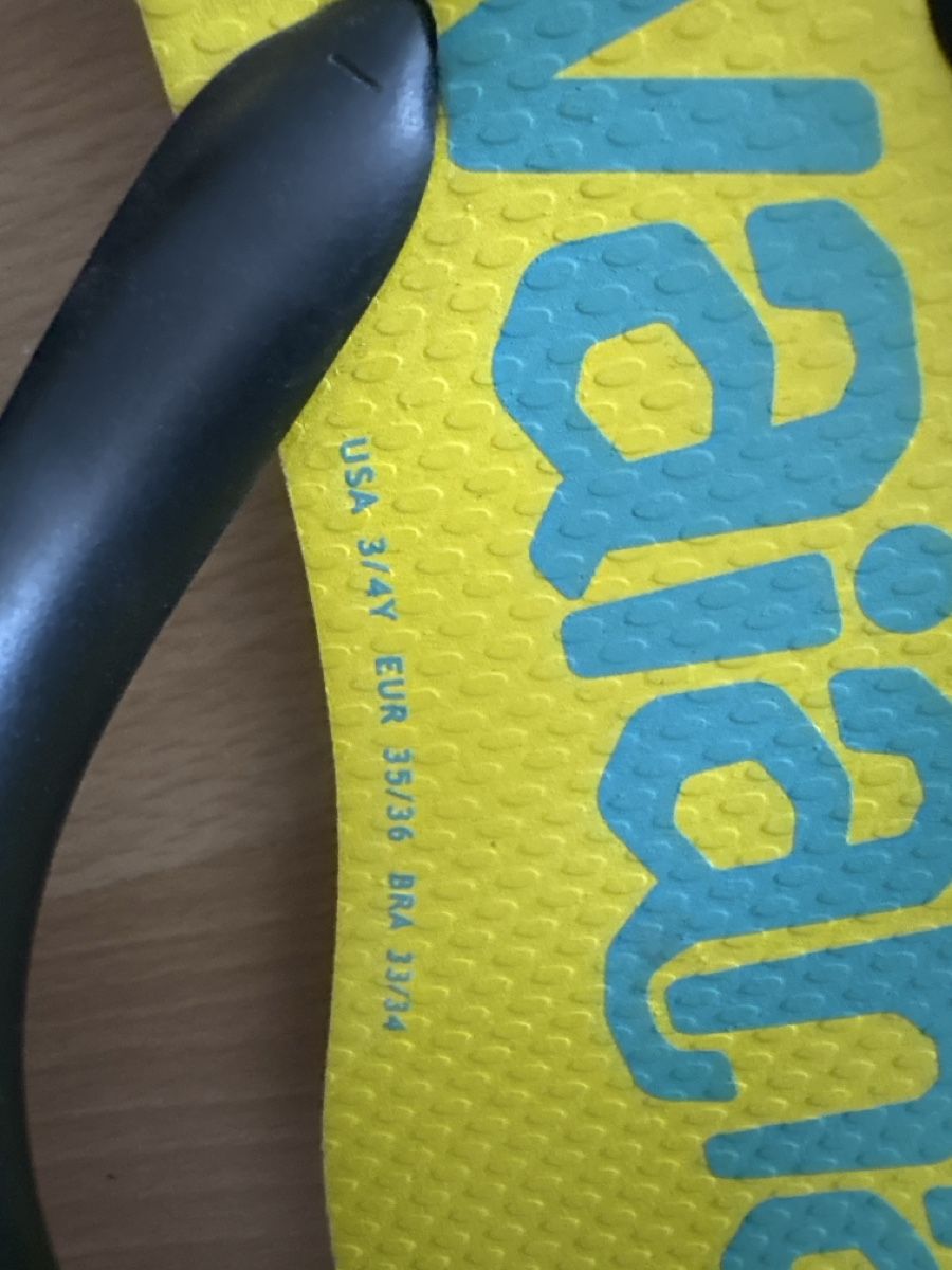 Havaianas Scarpe per ragazzi: Havaianas Flip Flops Gelb Grösse 34- 35 – Nuovo (secondo la descrizione) da Müntschemier venduto da Karola1986 2