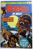 WEREWOLF BY NIGHT #11 🔑 KEY 1ST HANGMAN APP. MARVEL 1973