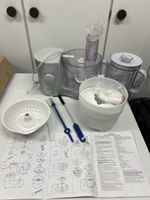 Küchenmeister Küchenmaschine weiss mit Zubehör