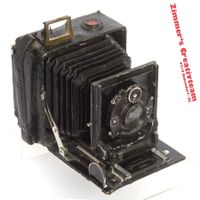 Rhaco Präzisionskamera 6x9cm, Tessar 12cm 4.5 + Kassetten