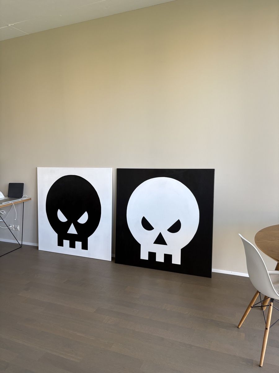 Dipinti: Icon 02: Skull (Grossformat 120x120cm) – Nuovo (secondo la descrizione) da Adliswil venduto da GermanK 2