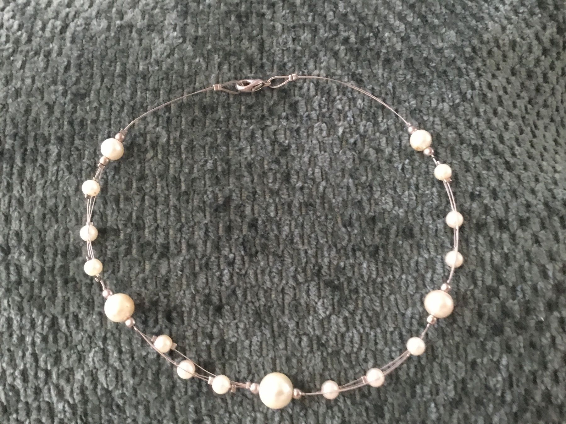 Ketten: Collier tour de cou design perles / métal – Neu (gemäss Beschreibung) aus Le Landeron von nic_8hd5