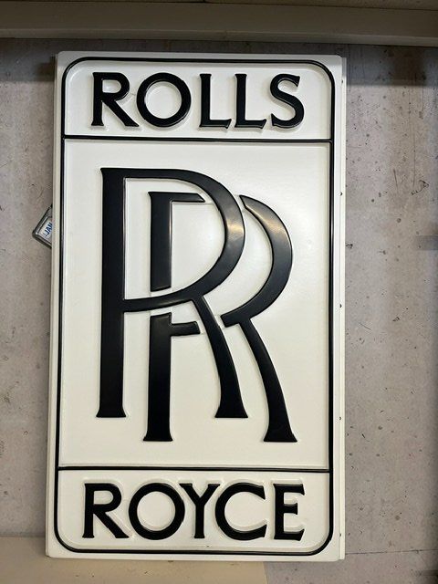 Rolls Royce Insegne: Rolls Royce Original Leuchtwerbung – Usato da Oetwil a.d. Limmat venduto da Sioux10 1