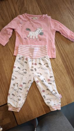 Süsses Set Bondi Gr. 62, Langarmshirt Einhorn & Leggings