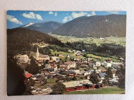 Alpenlandschaft Fiesch Wallis Ansichtskarte mit Stempel 1974