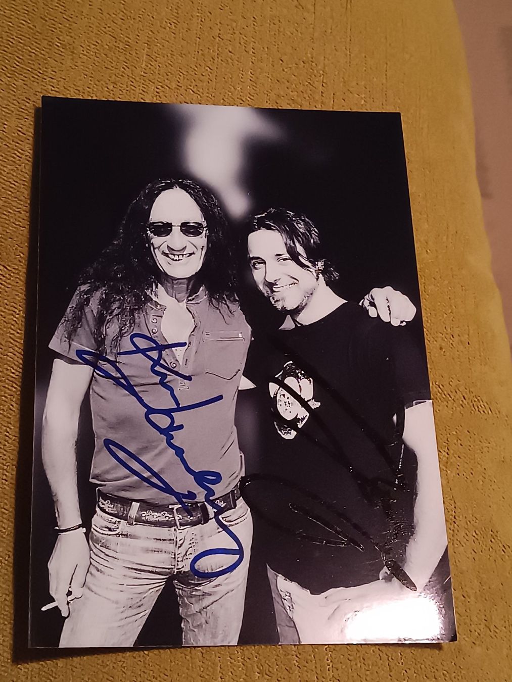 Autografi: Ken Hensley & Daniel Kandelbauer - pers.gesammelt – Usato da Menziken venduto da Artographs