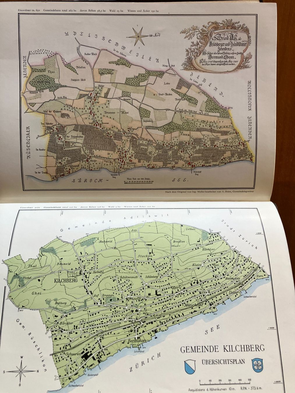 Bücher: G. Binder, Geschichte der Gemeinde Kilchberg, Halbleder – Gebraucht aus Männedorf von Amleto3 2
