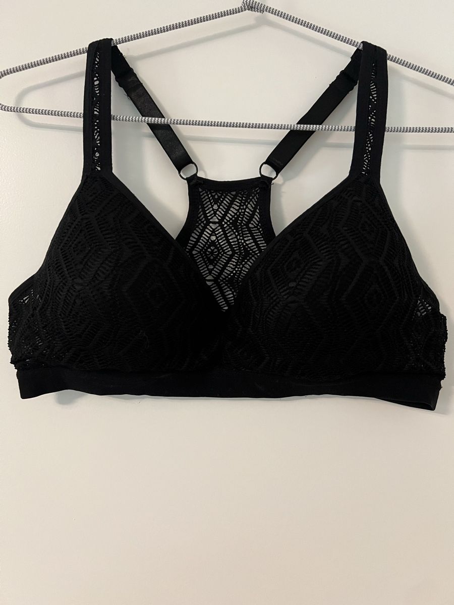 Altra biancheria intima: Schwarzer Spitzen-Bralette-BH, Grösse M – Usato da Winterthur venduto da mel_wy