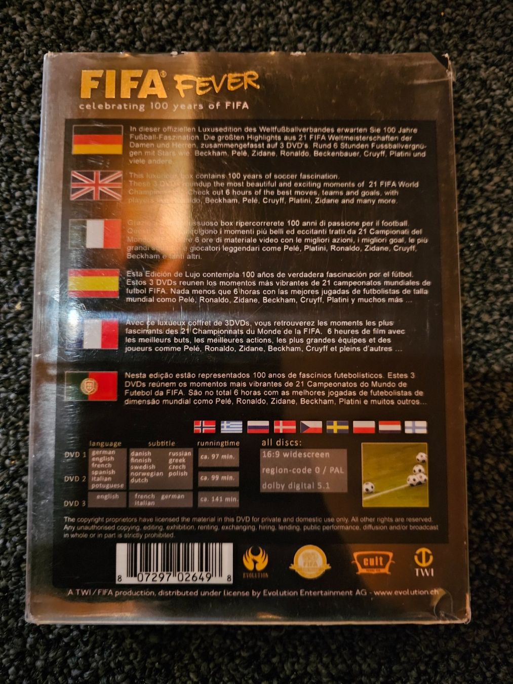 Tutti i DVDs: FIFA FEVER(13246) – Usato da Ruswil venduto da M71 1