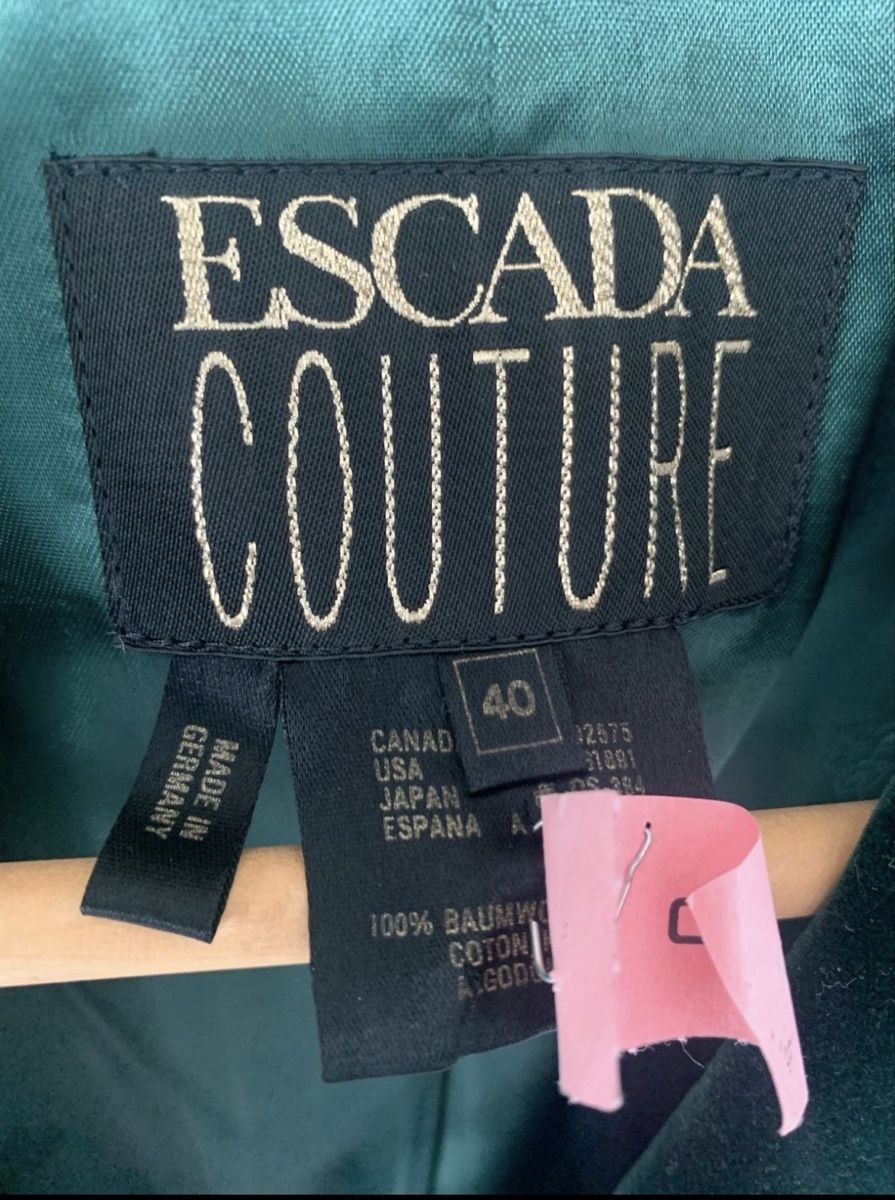 Escada Jacken: Escada Couture Samt Blazer Gr. 40 / L – Gebraucht aus Zürich von Kimmili 6