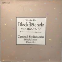 Werke für Blockflöte solo von 1600 - 1979 (LP, Steinmann)