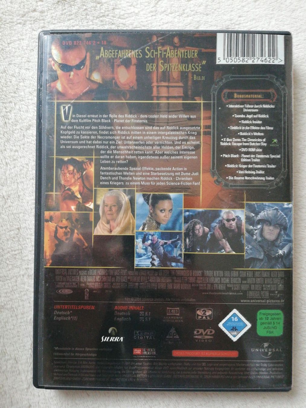 Tutti i DVDs: Dvd Riddick – Usato da Büttikon AG venduto da Amineah 1