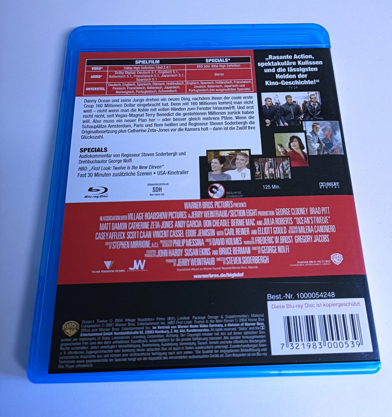 Tutti i DVDs: Ocean's Twelve Blu-Ray - TOP! – Nuovo (secondo la descrizione) da Köniz venduto da Movieportal007 1
