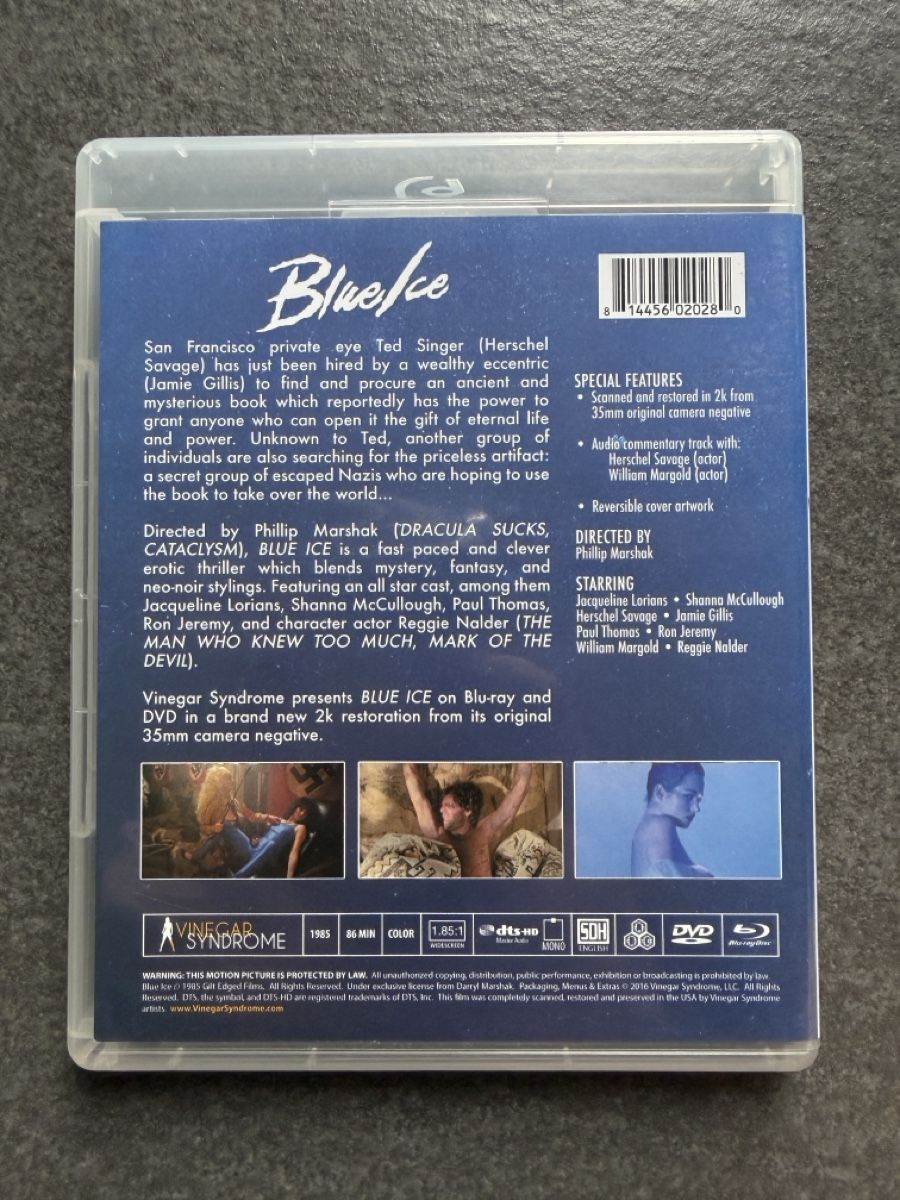 Tutti i DVDs: Blue Ice Blu-Ray Vinegar Syndrome – Usato da Zürich venduto da cENS0R 1