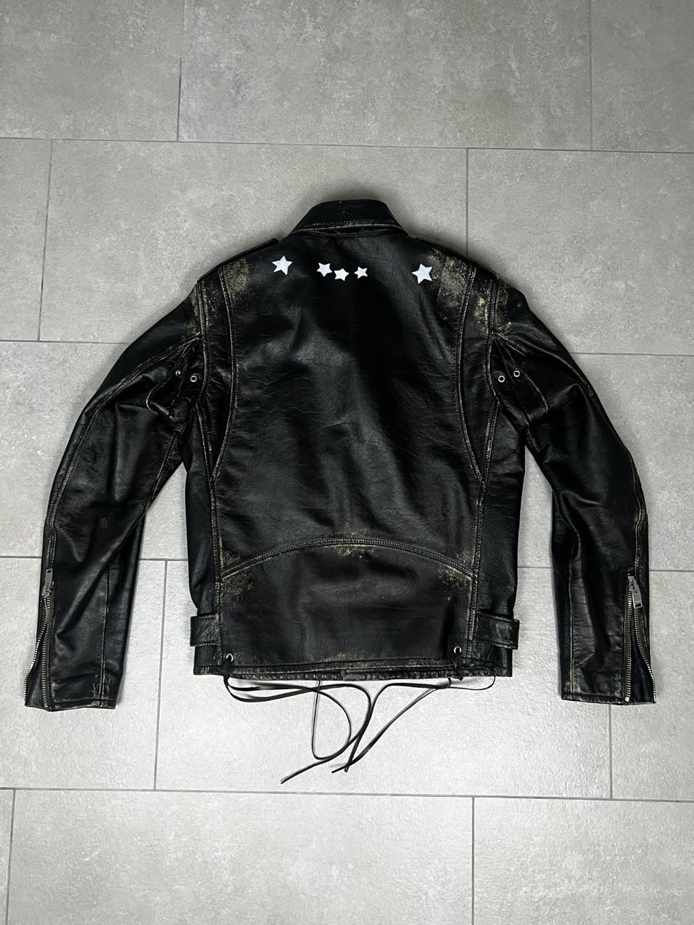 Saint Laurent Jacken: Saint Laurent Leather Stars Jacket – Gebraucht aus Biel/Bienne von sami0788480082 2