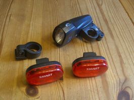 Velo/Fahrrad Beleuchtungs-Set, Lampen