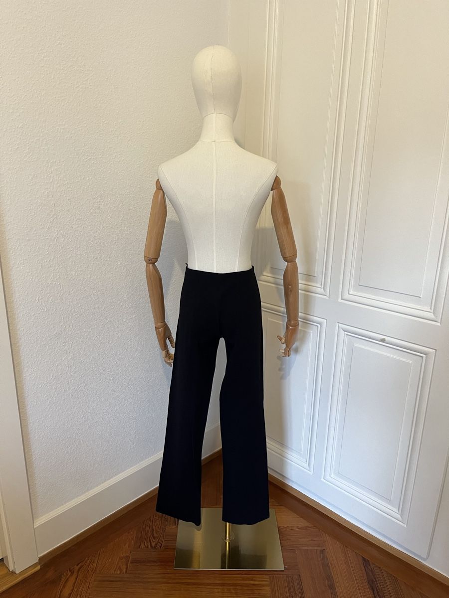 Pantaloni: Courrèges Paris Trousers, size 38, black wool, Fall style – Usato da Mies venduto da Nib2011 3