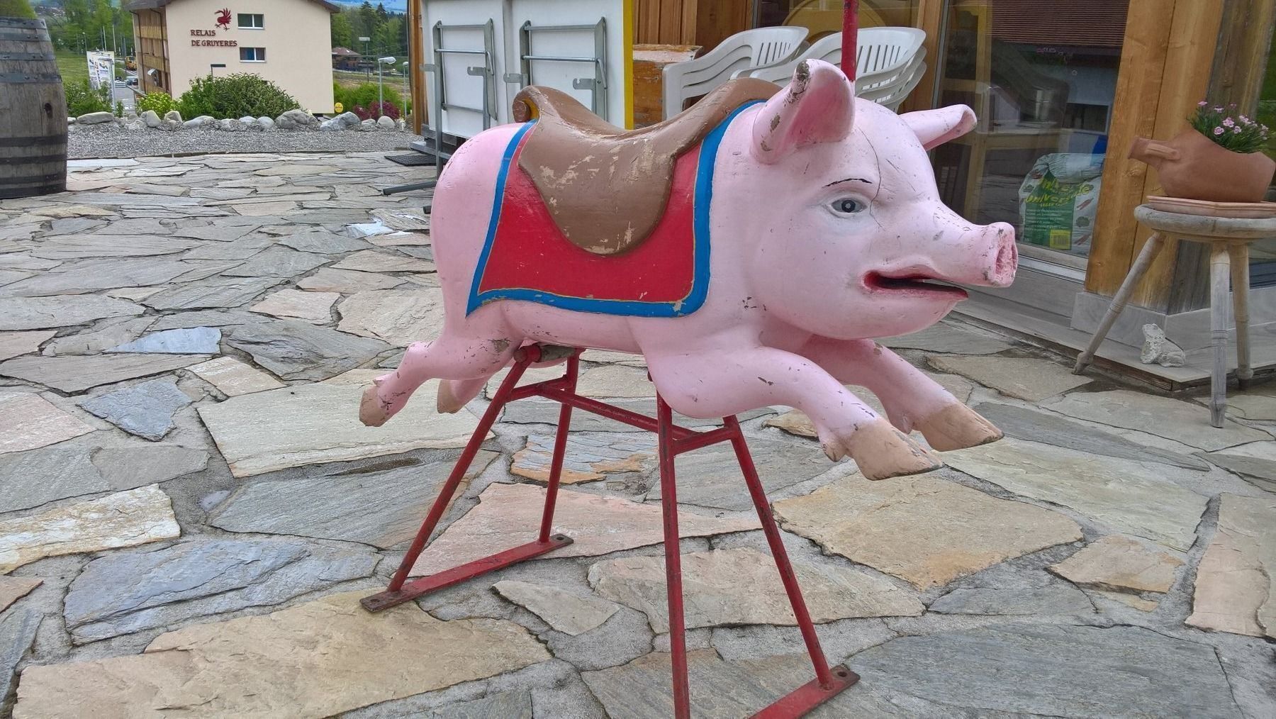 Il mondo degli animali: Sujet de carrousel ancien – Usato da Pringy venduto da baby4you260649 2