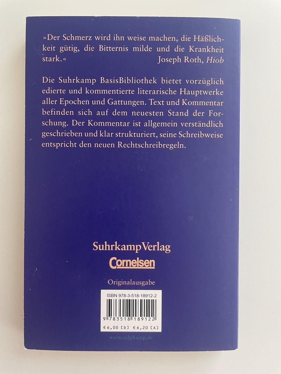 Libri: Hiob - Joseph Roth – Nuovo (secondo la descrizione) da Abtwil SG venduto da mikes201 1