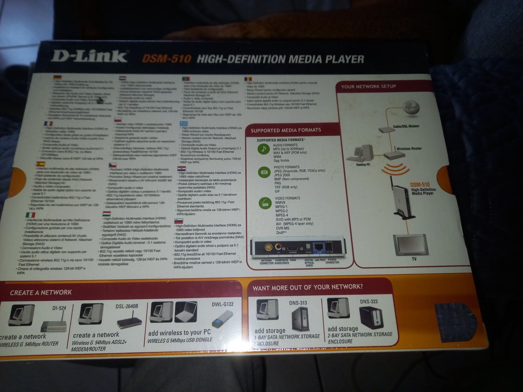 Lettore multimediale & Streamer: d-link  dsm- 510 high definition media player digital home – Nuovo e nell'imballaggio originale da Wohlen AG venduto da poliziotto008 1