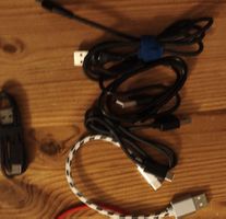 8 USB A to C Cables, Various Lengths, Used Power and Data 