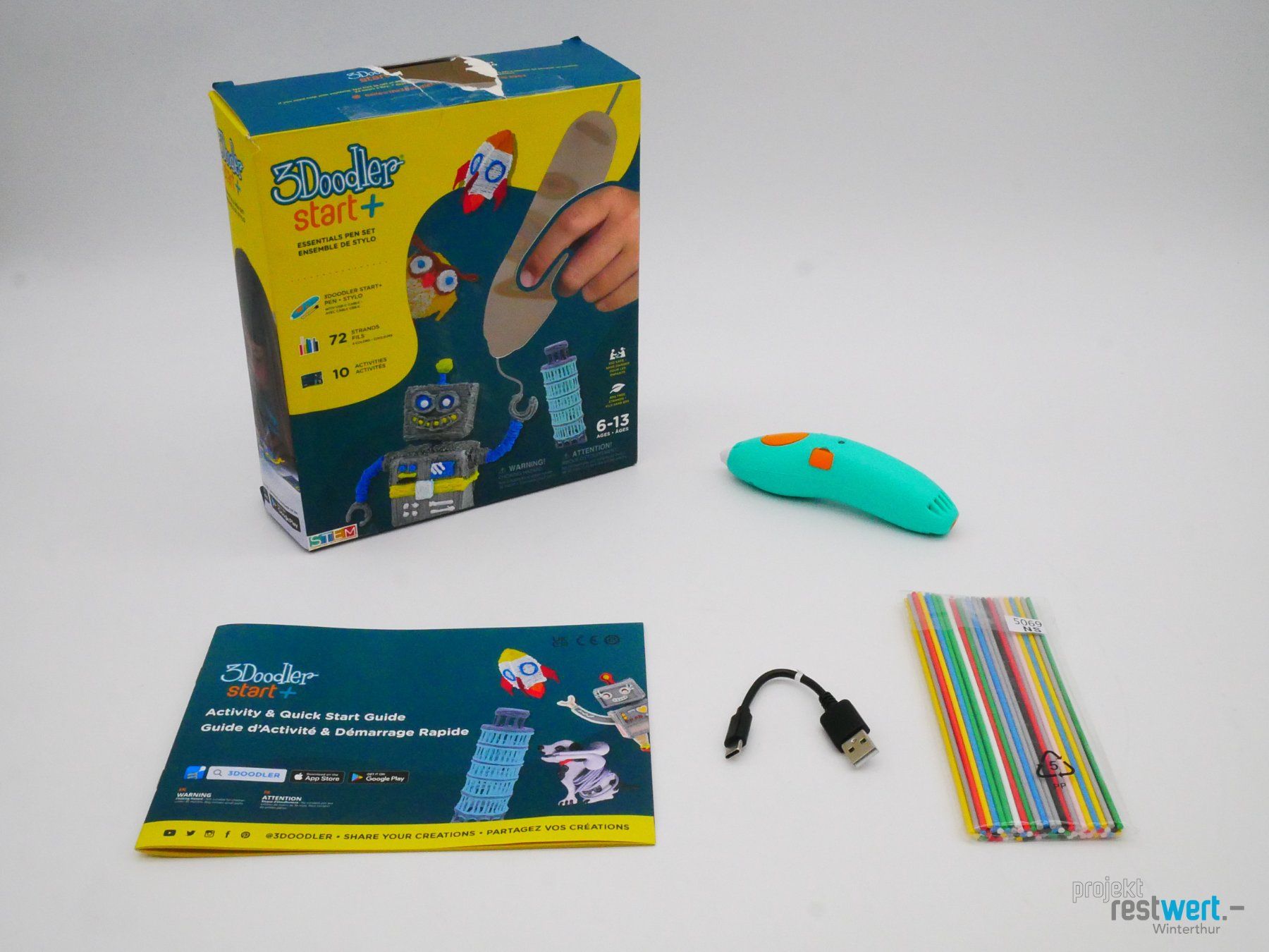 Bastelsets: 3DOODLER Start+ Essentials 3D Stift-Set – Gebraucht aus Winterthur von Restwert_Winterthur
