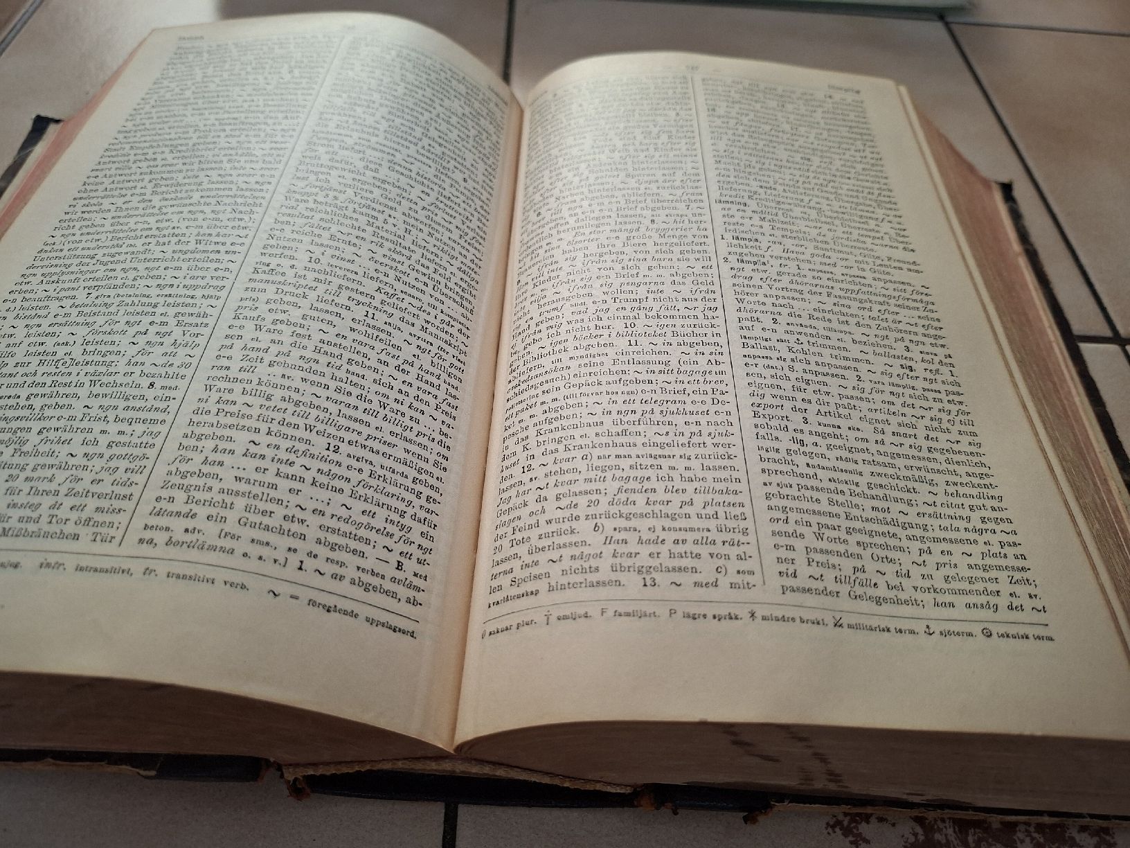 Bücher: Wörterbuch Schwedisch - Deutsch 1922 – Gebraucht aus Meierskappel von rigihans 6