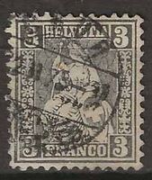 CH029 - Helvetia assise no 29 obl.