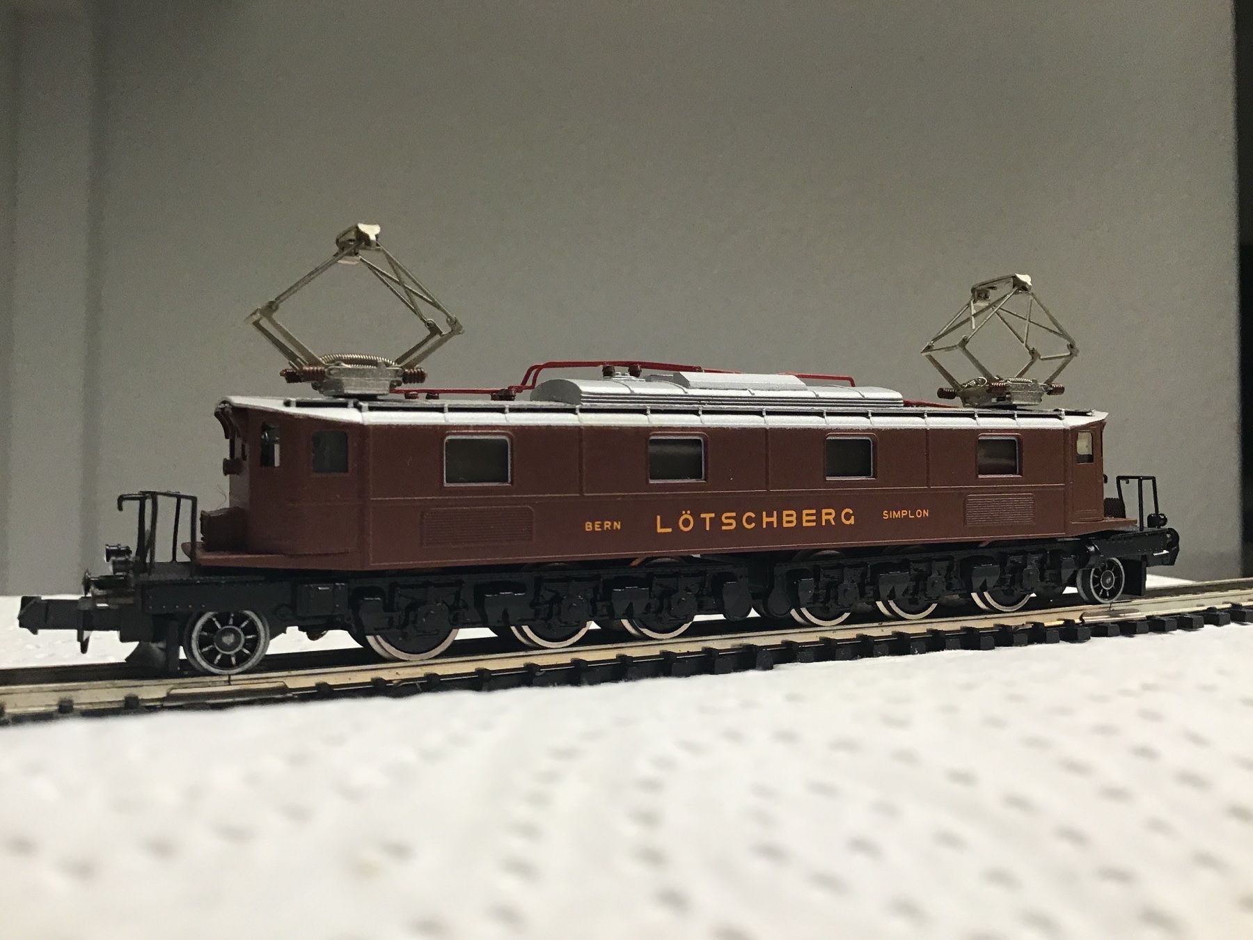 Fulgurex Modellini di ferrovie: FULGUREX  N Ae 6/8 "Lötschberg", – Usato da Männedorf venduto da Spezial-Modelle
