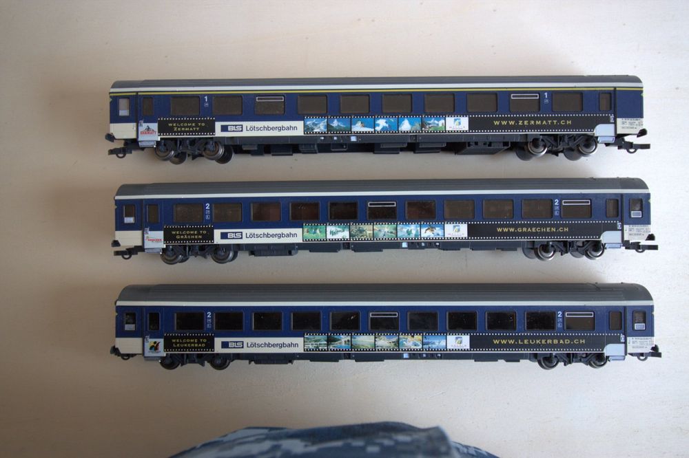 Lot De 2 Voitures Voyageurs 4 Axes Roco DB - état Comme Neuf - Réf 24213/7