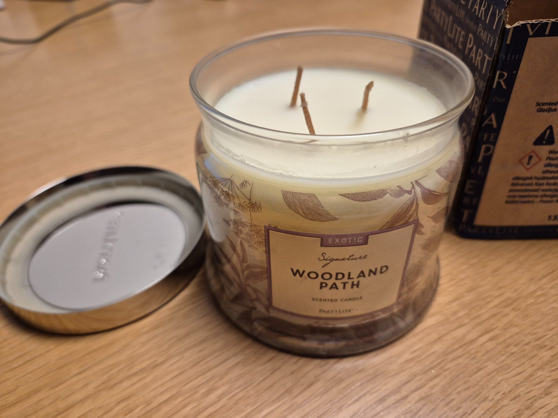 Partylite Candele: Partylite Dreidocht Duftwachsglas Waldluft – Nuovo (secondo la descrizione) da Buttikon SZ venduto da sefa02 2