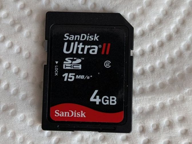 Sandisk Speicherkarten: SD Karte 4GB Sandisk – Gebraucht aus Münsingen von Rufer34