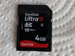 SD Karte 4GB Sandisk