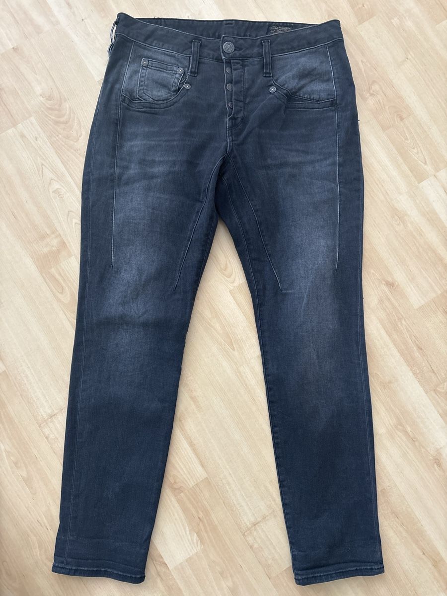 Herrlicher Jeans:  Jeans Herrlicher  schwarz /grau – Gebraucht aus langenthal von rundholz7 3