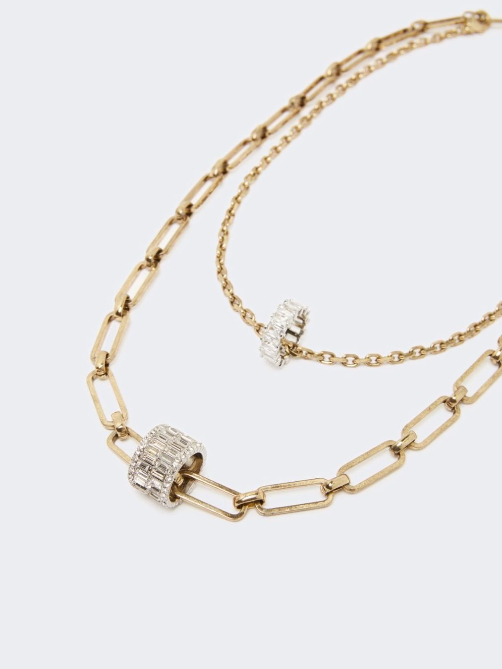 Max Mara Catenine: Collier Weekend MaxMara "Taranto" doré avec strass – Nuovo (secondo la descrizione) da Corcelles-le-Jorat venduto da anggelaz 4