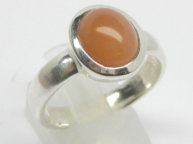 Anelli: Ring Silber 925 Karneol Gr. 63 – Usato da Ermatingen venduto da Decovin