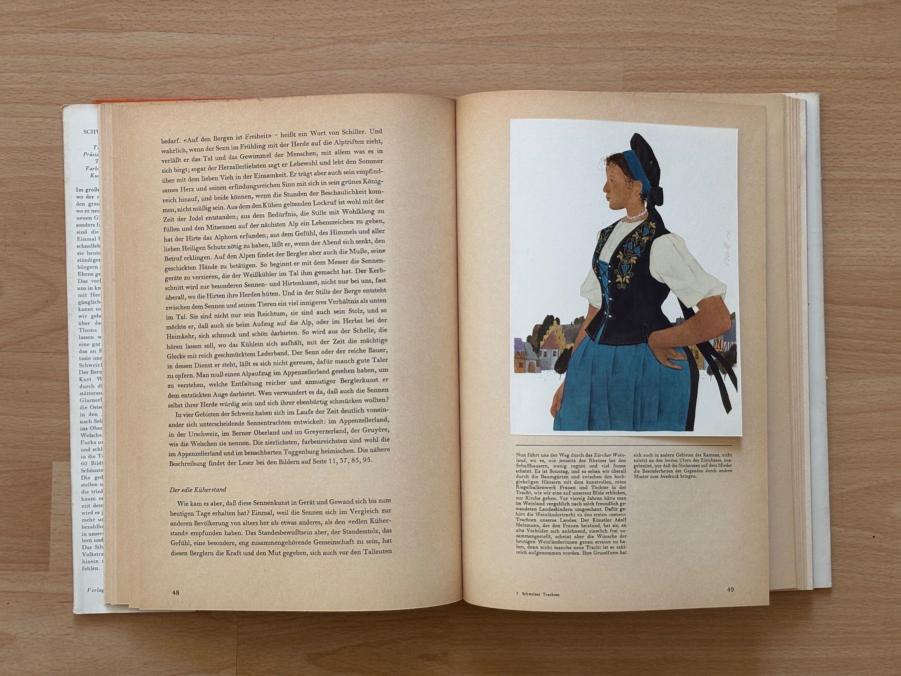 Libri: Silva Buch Schweizer Trachten mit 60 Illustrationen von Kurt – Usato da Zürich venduto da Masaiti 7