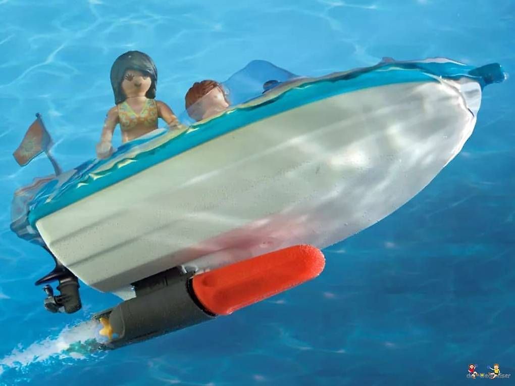 Playmobil Giocattoli: Playmobil Summer Fun Pickup mit Speedboot 71589 – Nuovo e nell'imballaggio originale da Birsfelden venduto da der-Wegweiser 3