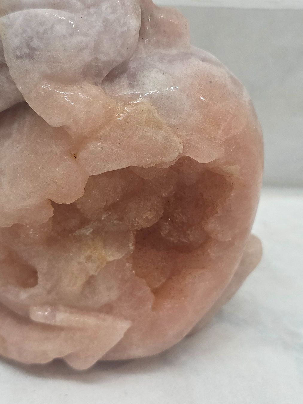 Mineralien & Heilsteine: HQ Pink Amethyst Drache 402g – Neu und originalverpackt aus Matzingen von Shay_Crystalz 1